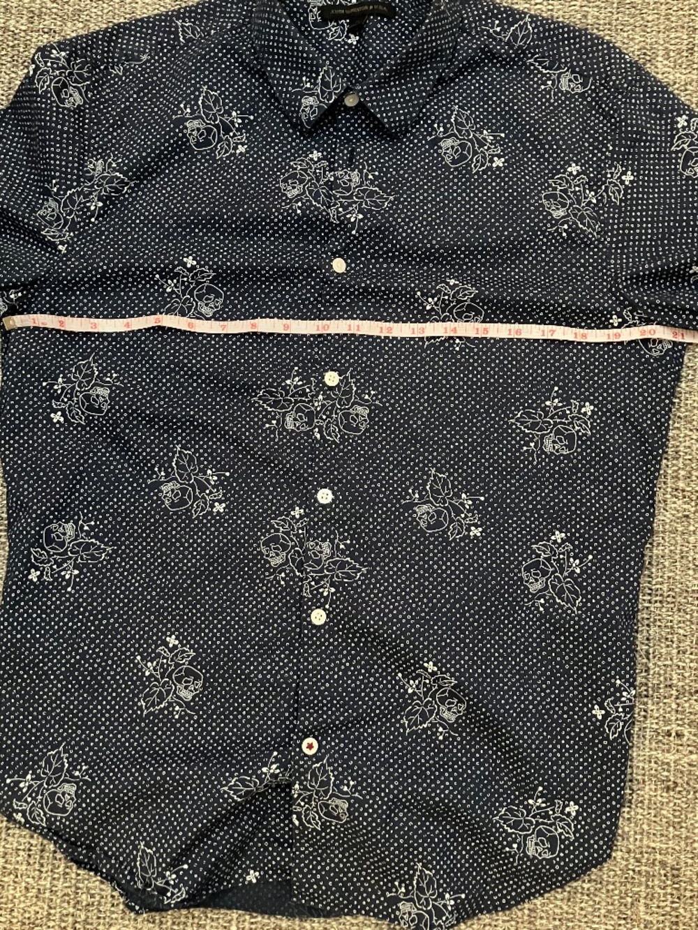 John Varvatos Short Sleeve Cotton Button Down